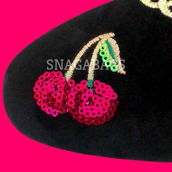 KATE SPADE NIB LIVERPOOL BLACK KID SUEDE ANKLE BOOTS SPARKLY EMBELLISHED SIZE 8M - Picture 9 of 13